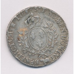 Louis XVI - Écu aux lauriers - 1784 Pau - TB/TB+ 2