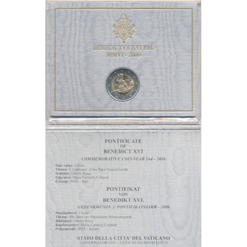 Vatican - 2 Euro - 2006 - Garde suisse