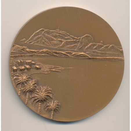 Médaille - Ville de l'ile rousse - Corse - bronze 68mm