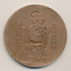 Médaille - Saint-Savin - bronze 59mm - SUP 2