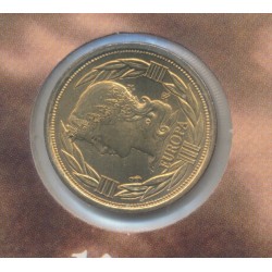 Ecu EUROPA 1993 - bronze - encart barclays 2