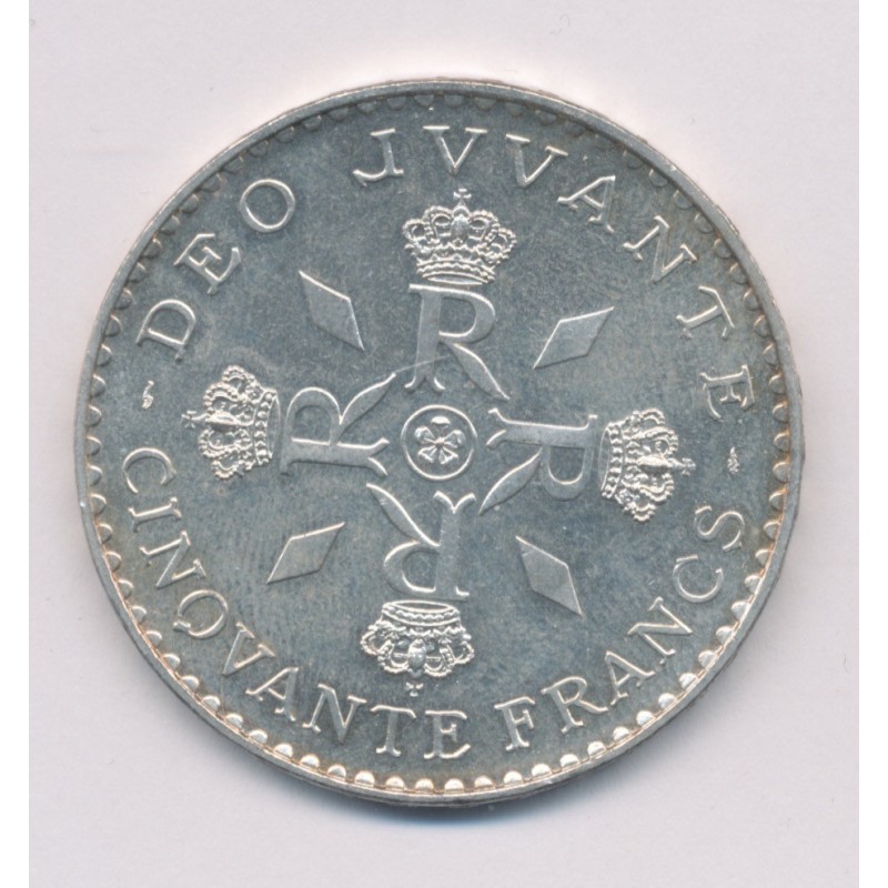 Monaco - 50 Francs 1974 - argent - Rainier III - SUP