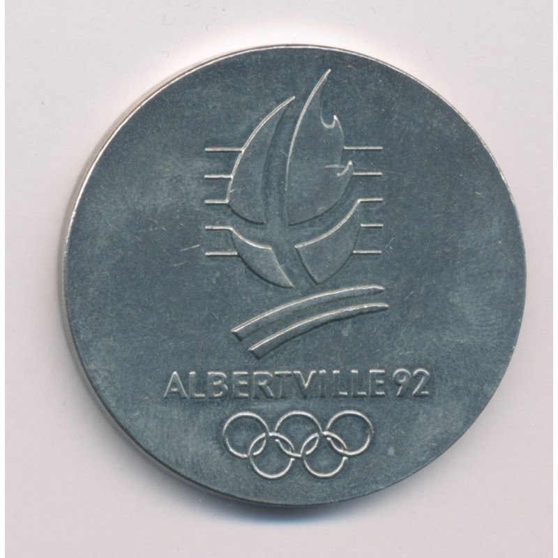 Médaille - Jeux Olympiques Albertville - 1992 - cupronickel - TTB+