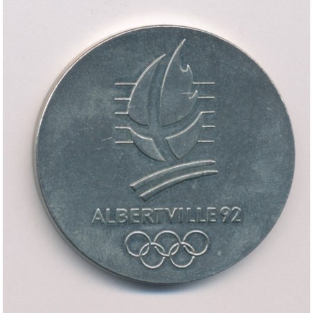 Médaille - Jeux Olympiques Albertville - 1992 - cupronickel - TTB+