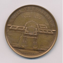Médaille - Louis XIV - Chateau de Versailles - refrappe - bronze 2