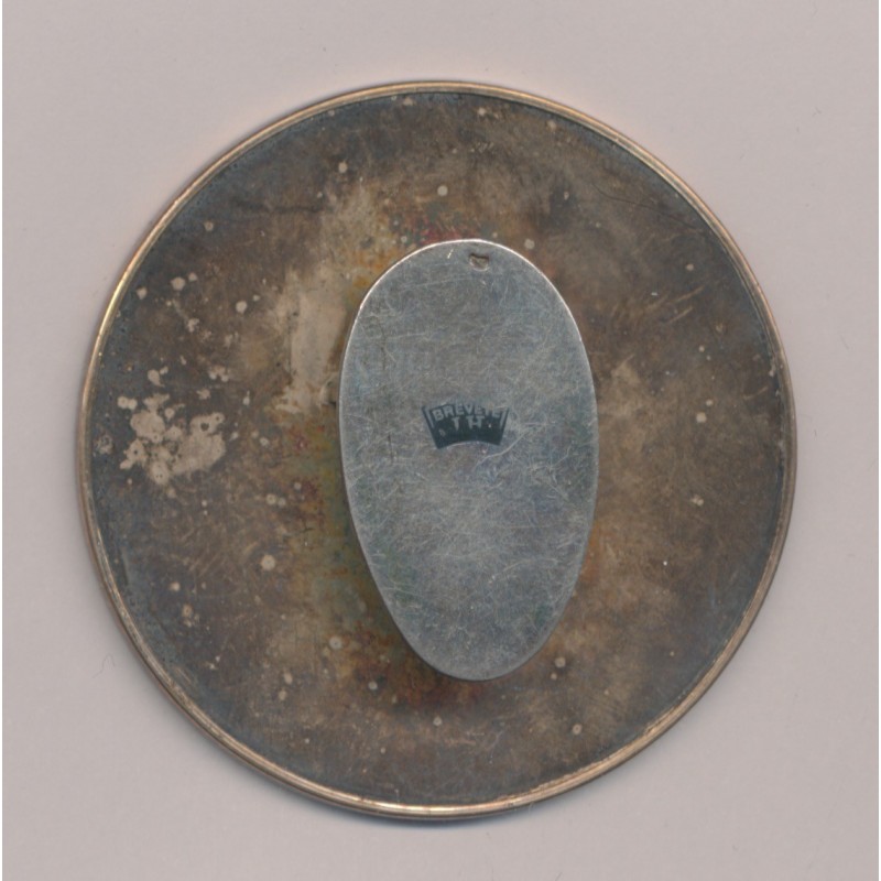 Insigne de Jury - Exposition Universelle 1878 - Paris - argent - 41mm