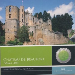 Luxembourg - 5 Euro 2013 - Chateau de Beaufort - bi-métallique 2