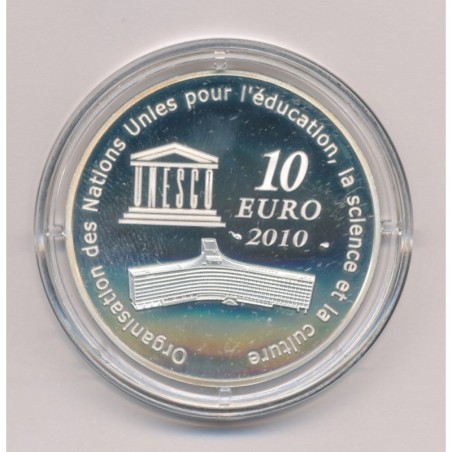 10 Euro 2010 - Taj Mahal - argent BE