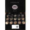 Coffret 15 x 10 Euro - Grands souverains et chefs d'état - 2011-2015 - argent Belle épreuve
