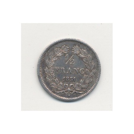 1/2 Franc Louis Philippe I - 1831 H La Rochelle