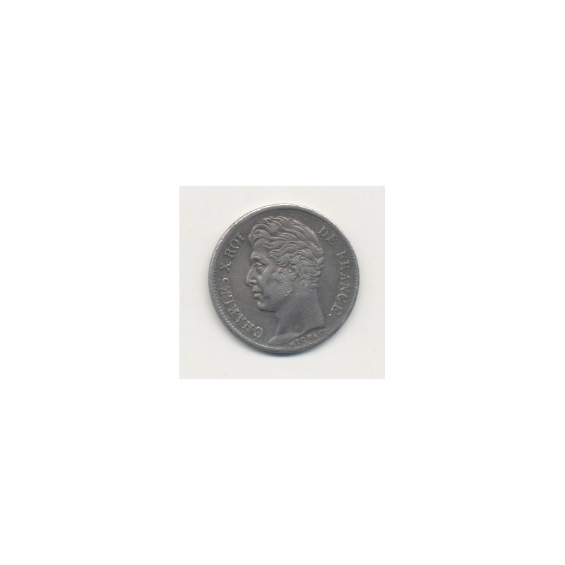 1/2 Franc Charles X - 1828 H La Rochelle