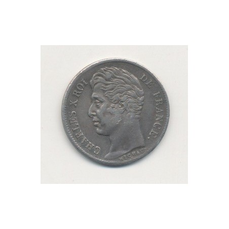 1/2 Franc Charles X - 1828 H La Rochelle