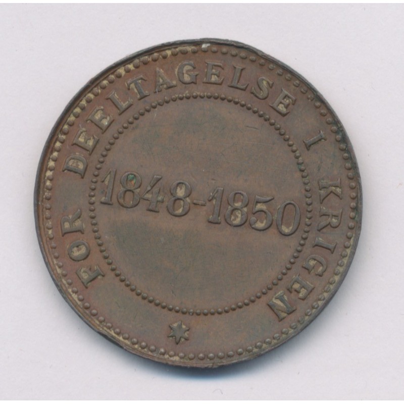 Médaille - Médaille de guerre 1848-1850 - Frederik VII - Danemark - TTB