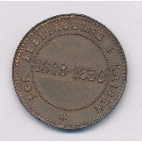 Médaille - Médaille de guerre 1848-1850 - Frederik VII - Danemark - TTB