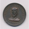 Medaille - Joseph Garibaldi - 1860 - liberty for italy - bronze - 30mm - TTB+