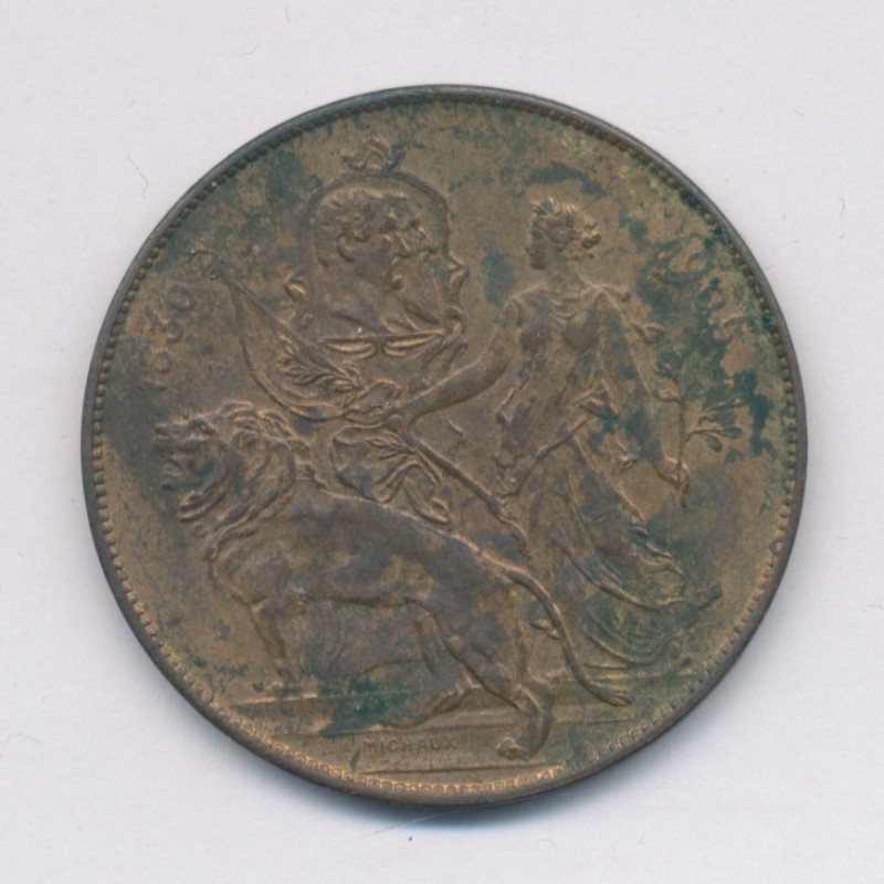 Médaille - Exposition Universelle Liège - 1905 - Bronze - 30mm - TB