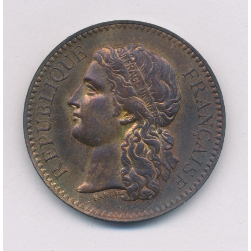 Médaille - Exposition universelle - Paris 1878 - administration des monnaies et médailles - cuivre - 31mm - SUP+