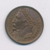 Médaille - Rétablissement de l'empire - 1852 - Napoléon III - bronze - 23mm - SUP
