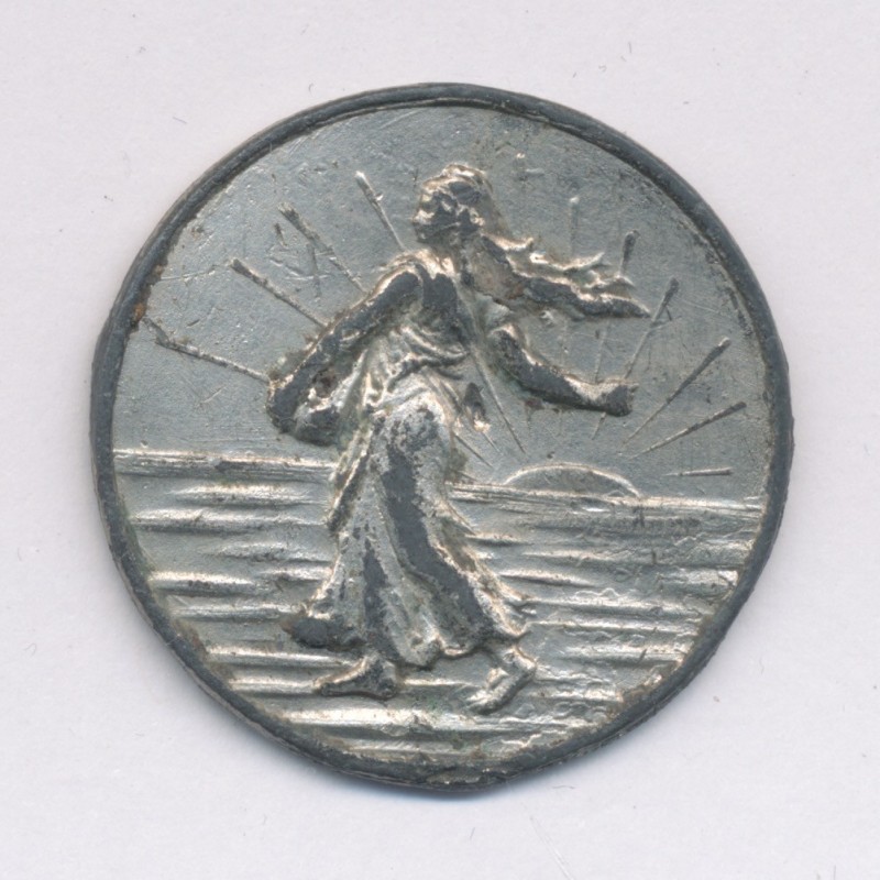 Médaille - Semeuse et Marianne - 26mm 