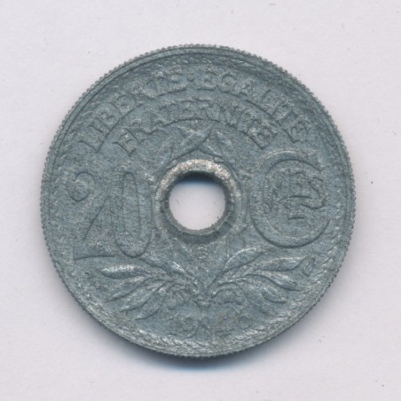 20 Centimes Lindauer - 1946 B - zinc - TB+