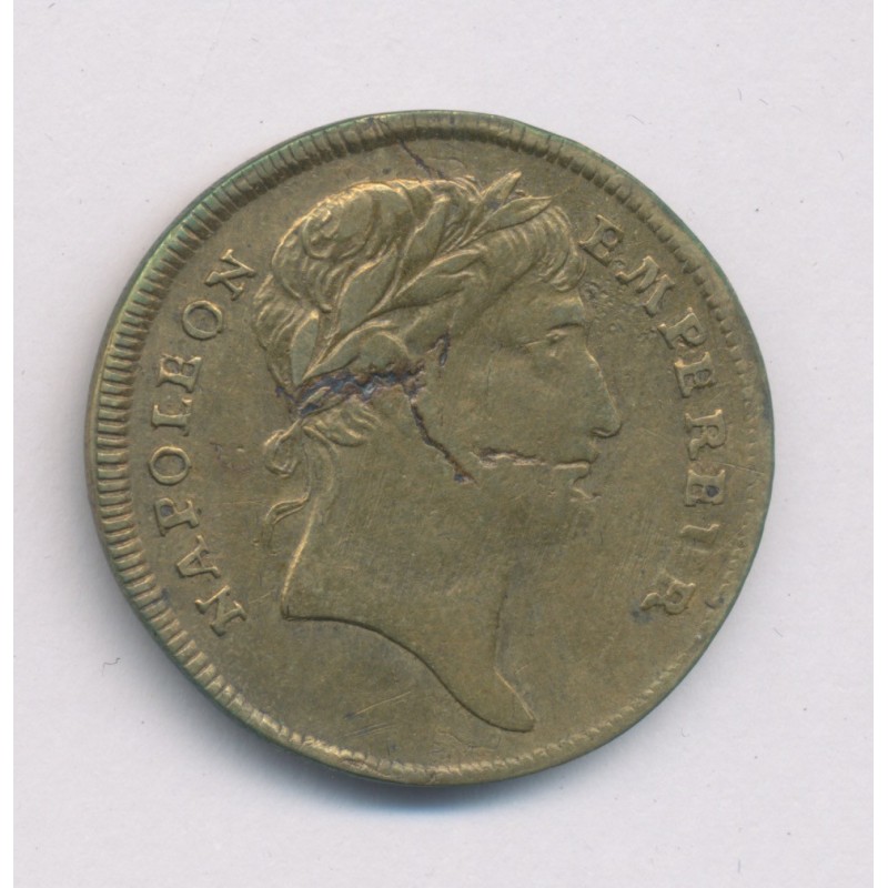 Jeton - Napoléon empereur - le couronnement 1804 - laiton - TB