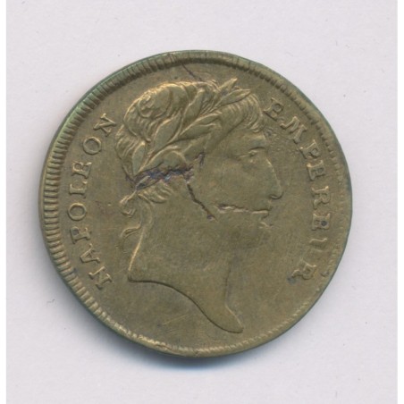 Jeton - Napoléon empereur - le couronnement 1804 - laiton - TB