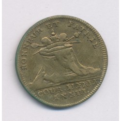 Jeton - Napoléon empereur - le couronnement 1804 - laiton - TB 2