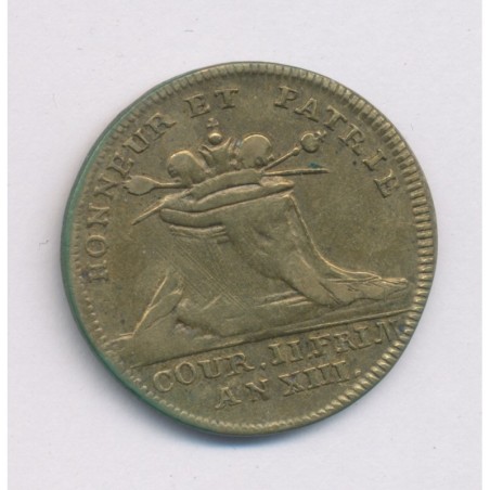 Jeton - Napoléon empereur - le couronnement 1804 - laiton - TB