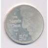Hollande - 50 Gulden 1991 - argent 25g - 25 ans mariage reine Beatrix et prince Claus - SUP