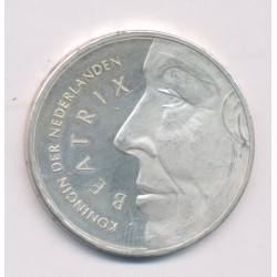 Hollande - 50 Gulden 1991 - argent 25g - 25 ans mariage reine Beatrix et prince Claus - SUP 2