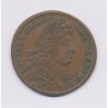 Jeton - Louis XIV - Batiments du roi - 1683 - cuivre - TTB