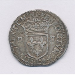 Louis XIII - 1/4 écu 1642 L Bayonne - argent - TTB/TTB+ 2