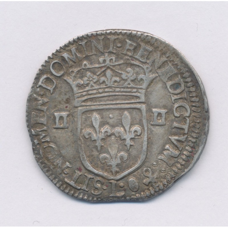 Louis XIII - 1/4 écu 1642 L Bayonne - argent - TTB/TTB+
