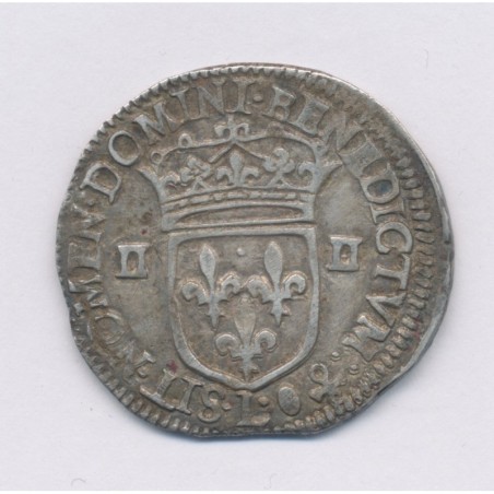 Louis XIII - 1/4 écu 1642 L Bayonne - argent - TTB/TTB+