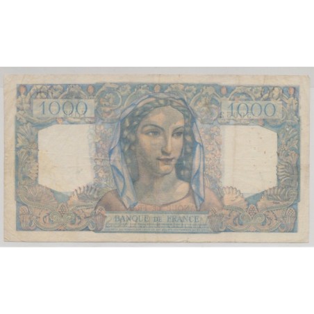 1000 Francs Minerve et hercule - 17.01.1946 - TTB
