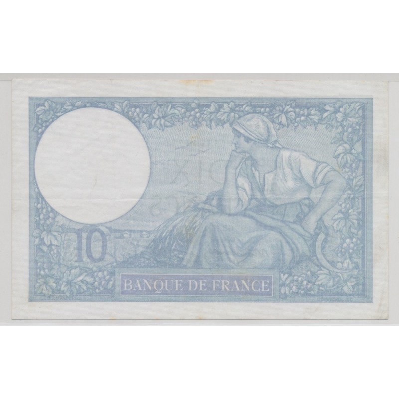10 Francs Minerve bleu - 16.01.1941 - TTB