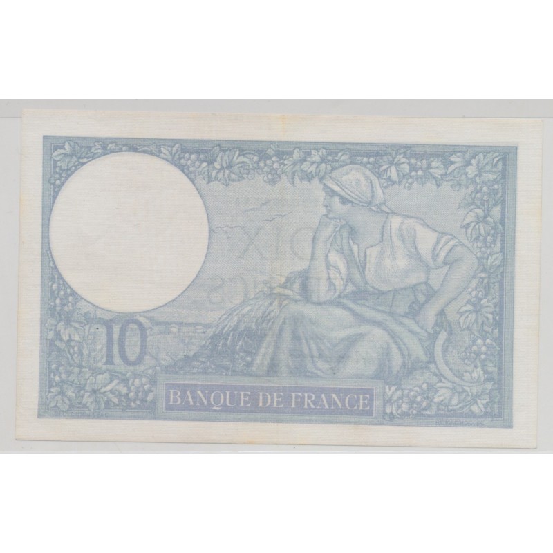 10 Francs Minerve bleu - 16.01.1941 - SUP