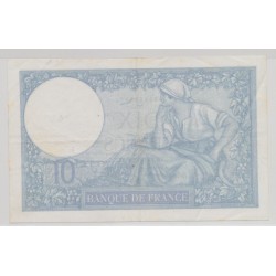 10 Francs Minerve bleu - 10.10.1940 - TTB 2