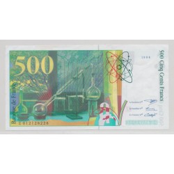 500 Francs Curie - 1994 - SUP - Alphabet E 2