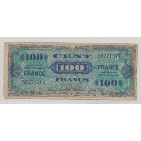 100 Francs France - 1945 - série 7 - TB+