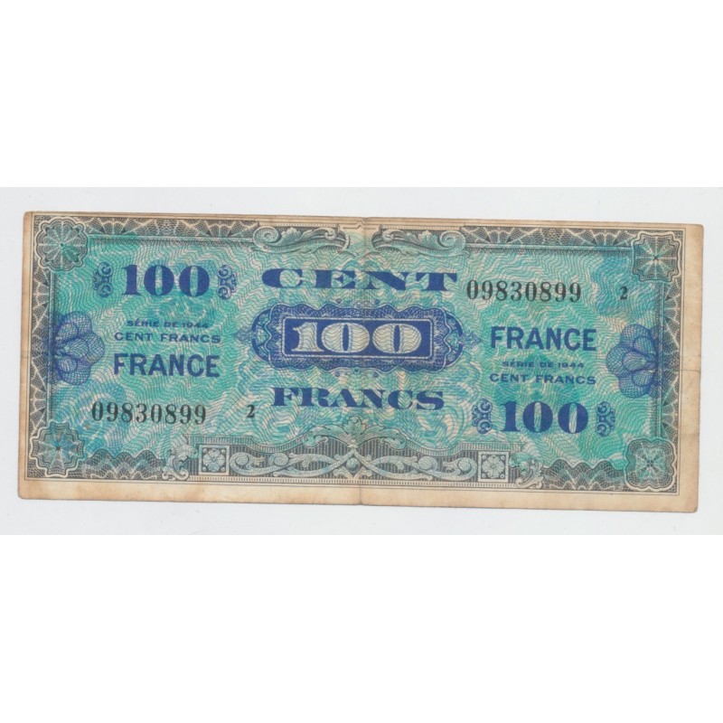100 Francs France - 1944 - série 2 - TB+