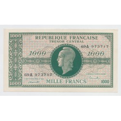 1000 Francs Marianne - 1945 - Série A - TTB+