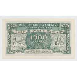 1000 Francs Marianne - 1945 - Série A - TTB+ 2