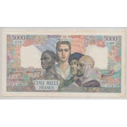 5000 Francs Empire Français - 22.02.1945 - TB+ - L.329