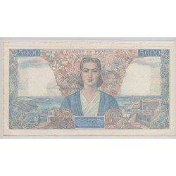 5000 Francs Empire Français - 22.02.1945 - TB+ - L.329 2