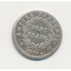 1/2 Franc Napoléon Empereur - 1811 H La Rochelle 2