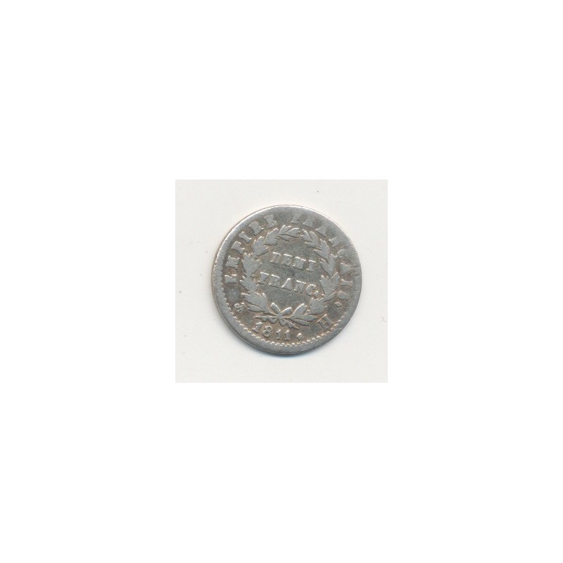 1/2 Franc Napoléon Empereur - 1811 H La Rochelle