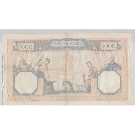 1000 Francs Cérès et mercure - 20.6.1940 - J.10198 - TTB