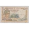 50 Francs cérès - 9.09.1937 - B/TB