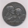 Médaille - Jesus - Thème religieux - argent 61g - 50mm - TTB